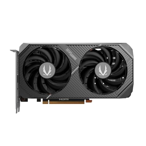 Image of ZOTAC Gaming GeForce RTX 5050 Twin Edge OC Graphics Card - Black | 8 GB | DLSS 4 | GDDR6 | 128 bit | Dual Fan | 2560 CUDA Cores | ZT-B50500H-10M
