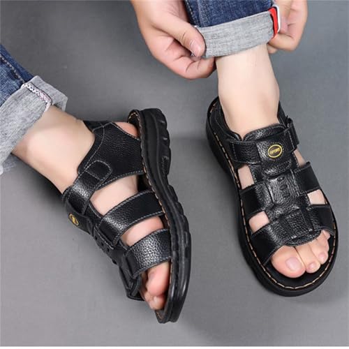 Men's Sandals Open Toe Hiking Shoes Waterproof Fisherman Walking Sneakers for Summer Beach Adjustable3