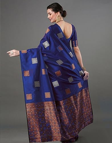 Image of Flosive Woven Kanjivaram Silk Saree With Border