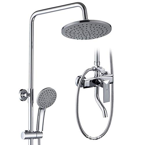 Système de douche mural pour rénover votre espace bain avec un mitigeur moderne