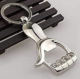 [Spécification] : la taille de l’ouvre-boîte est d'environ 7 x 4 cm. Diamètre du porte-clés : environ 3,5 cm.