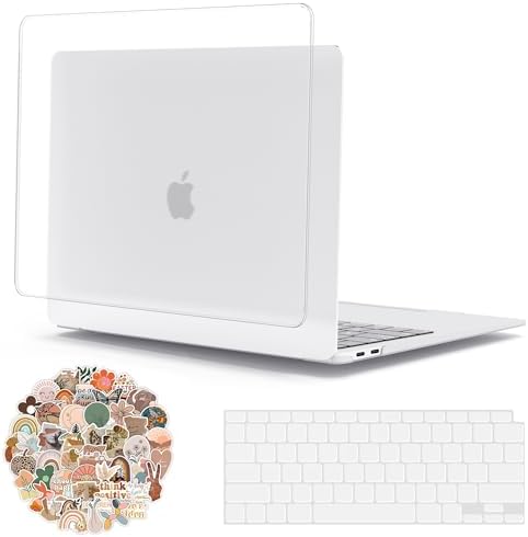 Con Bonus Cultura Custodia MacBook Air 13 Retina 2018-2021 - Cover Protettiva Rigida Con Copertura Tastiera Balena Custodia Pc - Foto 7