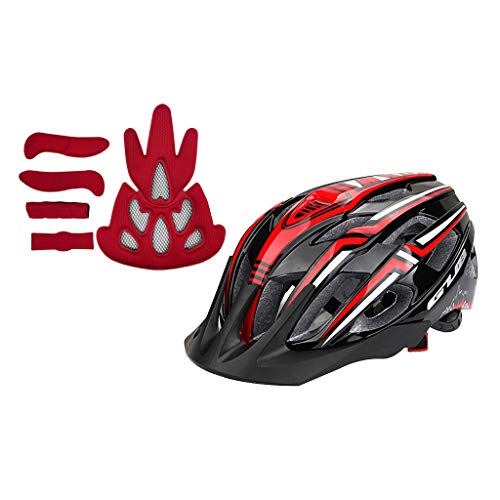 LEIPUPA Capacete de Ciclismo para Adultos Capacete de Segurança Ajustável Anti-impacto com Luz USB C