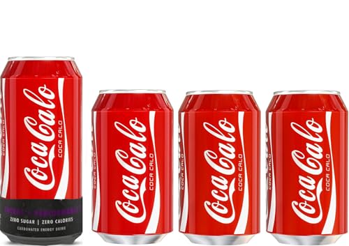 Skywin Funda de silicona para latas (paquete de 4) – Cubierta para latas oculta la lata disfrazándola como una lata de refresco (rojo)