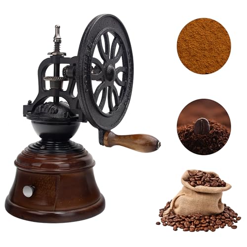 Vintage Cast Iron & Wood Grinder