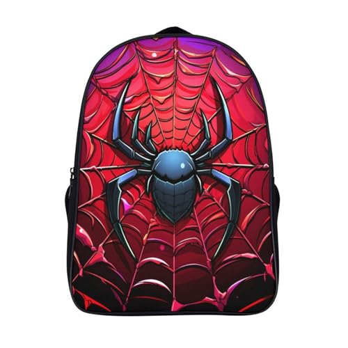 Mochila escolar de Spiders bolsa de lona impermeable y transpirable para estudiantes