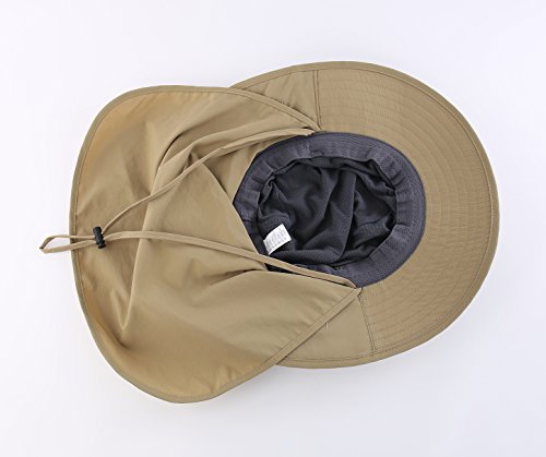 image for Home Prefer Mens Fishing Hat with Neck Protection UPF 50+ Sun Bucket H