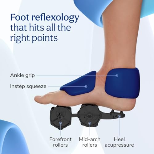 Image of Caresmith Revive Foot & Leg Massager Machine for Pain Relief | 14 Air Bags & 6 Foot Rollers with Infrared Warming | Foot Massager Machine for pain relief