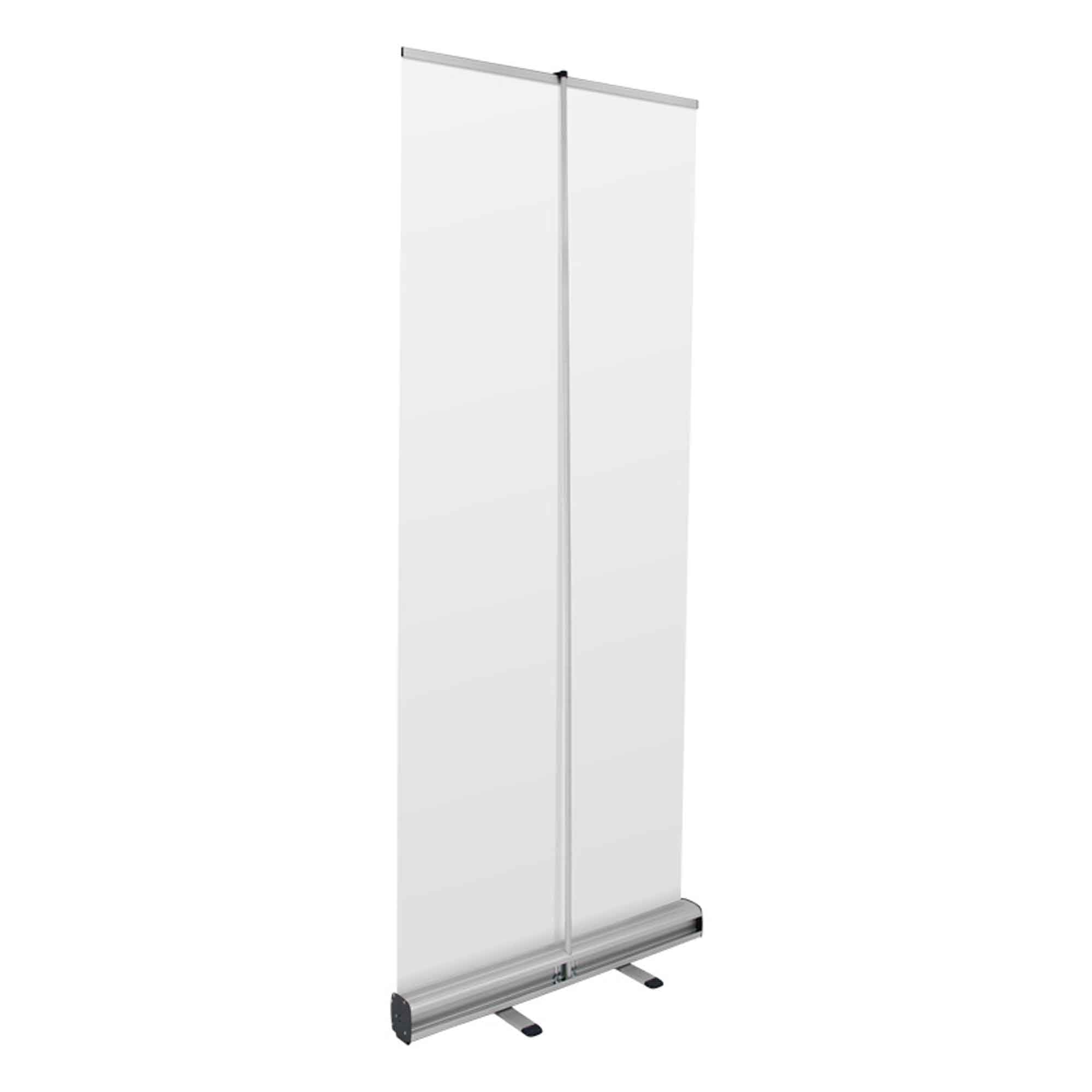 Roll Up Personalizado 100x200 cm - Expositor Enrollable Publicitario con Gráfica Impresa - Estructura de Aluminio y Lona HD - Incluye Bolsa de Transporte