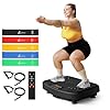   Vibration-Plate-Exercise-Machine-for-Lymphatic-Drainage-Weight-LossSoftGym-Power-Vibration-Plate-300-400-Lbs-Capacity-Full-Whole-Body-Workout-Vibration-PlatformWaver-Vibration-Plate-for-Home-Fitness