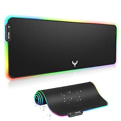 BladeHawks RGB Gaming Mouse Pad Extra Large Extended 31.5x12 Inch-Black