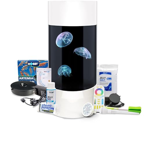 Jellyfish Art Jelly Cylinder 5 (Aquarium only kit) - Beginner Aquarium for Live Jellyfish (White)