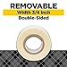 Scotch Removable Fabric Tape, 3/4 in x 180 in, 1/Pack, Removable and Double Sided (FTR-1-CFT)