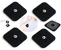 8 Eletrodos 5x5cm plug 3.7mm CPX OFC compatível com Compex