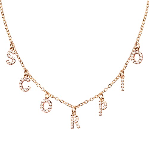 xo, Fetti Zodiac Scorpio Necklace, 14