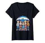 Photo Gallery donna nicaragua flag kids boys girls hispanic heritage month maglietta con collo a v Photo Gallery donna nicaragua flag kids boys girls hispanic heritage month maglietta con collo a v