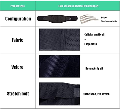 Faja lumbar transpirable talla grande para dolor de espalda miniatura 5