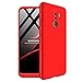Produktbild SOCINY Xiaomi Pocophone F1 Gehäuse, Galvanik-Gradienten PC transparente Harte Schale [Slim-Fit] [Anti-Kratz-] [Vibration] für Xiaomi Pocophone F1-rot