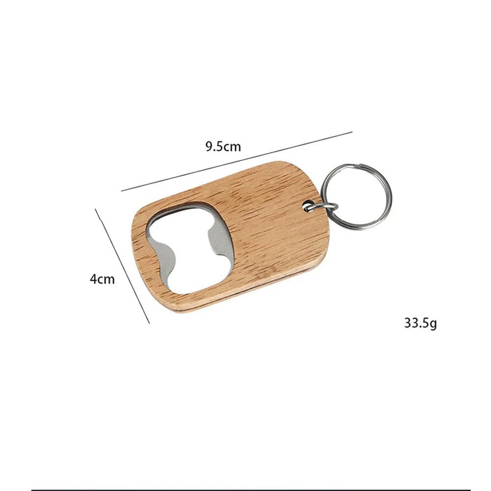 50/20/10 Uds abridor de Botellas Cerveza Vino abridores de Zumo Llavero de Madera de Acero Inoxidable Regalo Creativo Utensilios de Cocina para el hogar