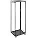 VEVOR Rack de Marco Abierto 19" Armario Rack Abierto 25U 490 x 410 x 1335 mm Armario Rack de Servidores de Marco Abierto Capacidad Carga 160 kg Compatible con Servidores, Telecomunicaciones