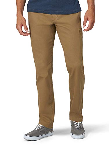 Lee Men's Performance Series Extreme Comfort Cargo Slim Pant, Bronze, 31W x 30L