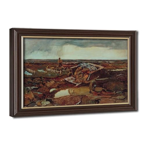 Impression sur toile For What par Frederick Horsman Varley cadre suspendu 20x30 cm