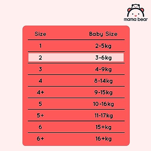 Amazon-Marke: Mama Bear Disney Ultra Dry Windeln Größe 2 (3-6 kg), Weiß, 84 Stück (1-er Pack)