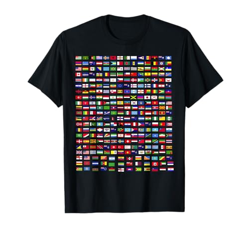 Flags of the Countries of the World 287 Flag International T-Shirt