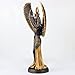 Veronese Design 13 3/8 Inch Isis The Egyptian Goddess of Magic and Wisdom Polystone Hand Painted Black Gold Statue Home Decor Sculpture