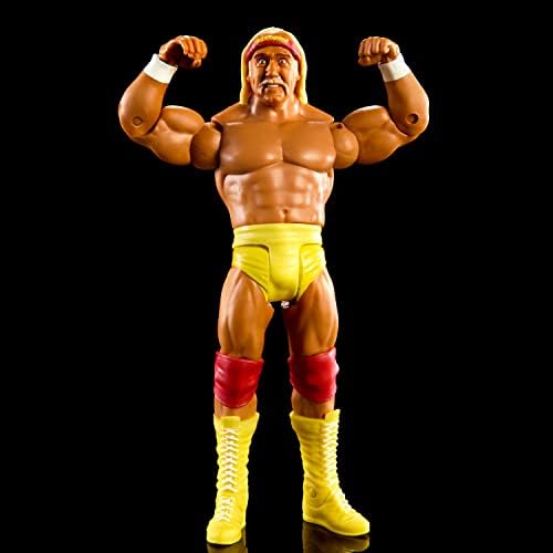 WWE Hulk Hogan Basic Action Figure, 10 Points of Articulation & Life-Like Detail, 6-Inch Collectible 5 41y 9pQLpnL. AC