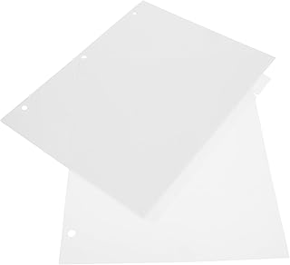 Operitacx 8 Folhas Tag Notebook Fichário Clipes Blocos De Notas Bloco De Notas Divisórias Separadores De Fichário Marcadores De Bloco De Notas Divisores De Arquivo Folhas Soltas Partição