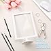 Geelin 1 Pcs Mini Anchor Chart Holder 8 x 12 Inches Learning Card Stand Anchor Chart Storage Double Sided Card Display for Holding Alphabet Number Vocabulary Paper Organization Interactive Displays
