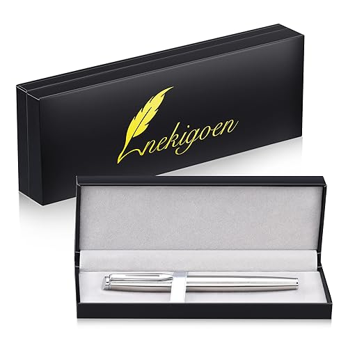 nekigoen Ballpoint Pen for Men Women Luxury Metal Executive Pens for Home Office, with Delicate Box