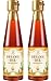 Soeos Sesame Oil, Toasted Sesame Seed Oil, 8.45 Fl Oz (250 ml) Pack of 2, Total 500 ml, Nutty Flavor, Perfect for Asian Food, Noodles, Soup, Baking, and Stir-Fry
