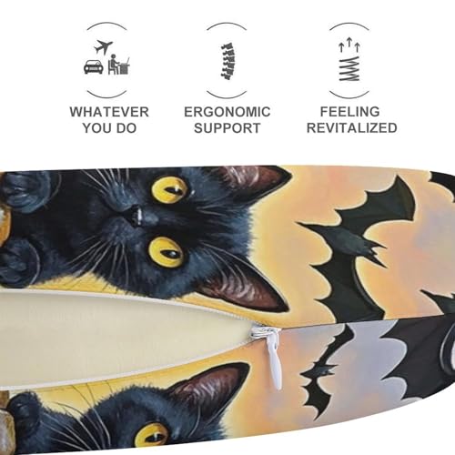 Almohada de espuma viscoelástica para viaje tamaño mediano miniatura 5