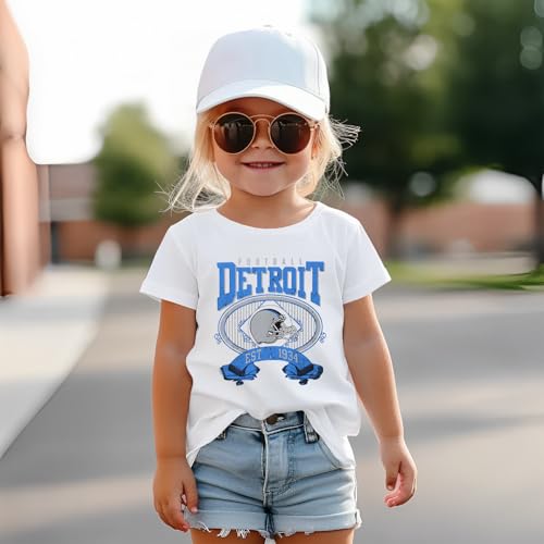 Football Shirt for Toddler Boy Girl Football Fans T-Shirt Outfit Kids Game Day Funny Sports Tee Short Sleeve Tops4