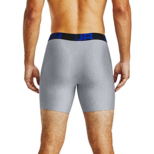 Image of Under Armour mens Multi-pack Performance Tech Boxerjock Brief, 6 inch Inseam, All-day Comfort & Soft