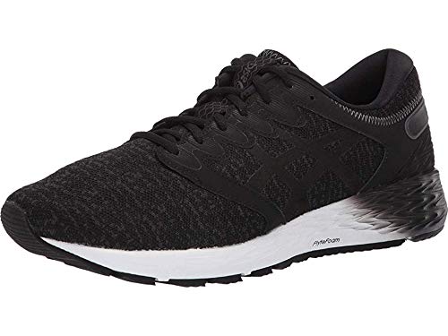 ASICS Men's Roadhawk FF 2 MX Running Shoes, 10.5M, Dark Grey/Black