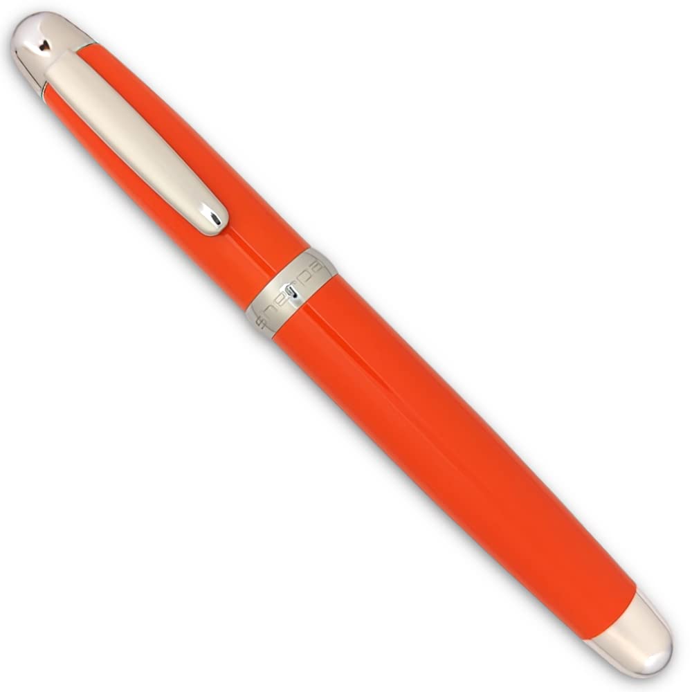 Sherpa Pen Classic Overtly Orange – Refillable All-Metal Pen Cover Fits Sharpie Fine Point Markers – Bright Orange Rollerball Writing Pen