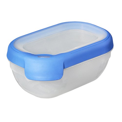 CURVER Bote Hermático Rectangular 0,5L Grand Chef, 0.5 litros, Azul, 13x8x4.5 cm