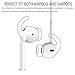 Alquar Earbuds Ear Hooks Covers [Sound Quality Enhancement] [Anti-Slip] Compatible with Apple AirPods 2 & 1 or EarPods [Added Silicone Storage Hook Pouch]-3 Pairs