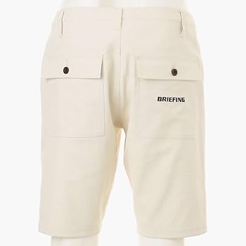 【新品・タグ付き】BRIEFING ブリーフィング ショートパンツ ベージュM ブリーフィング ゴルフウェア ショートパンツ 春 夏 MS LOGO