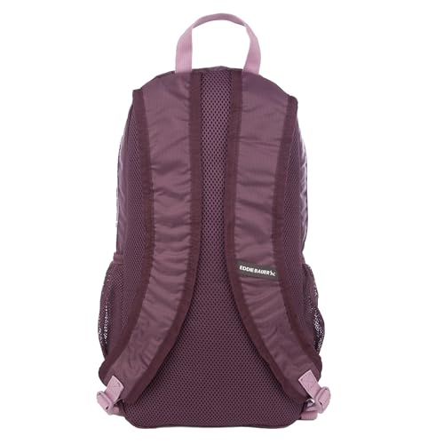 Image of Eddie Bauer Stowaway Packable Backpack | Travel | Outdoor | Lightweight | Foldable | Durable | Ripstop Polyester | 20L - Port Red