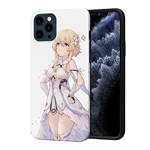 THE DREAMY LIFT iphone12 iphone12 Pro ケース カバー 5個模様 ゲーム 原神 Genshin impact 綺麗 萌え ゲーム グッズ スマホ アイフォンケース シェル ストラップ おしゃれ かわいい フィギュア ソフト 耐衝撃 レンズ 保護 脱着簡単 スリム 軽量 傷防止