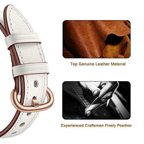 Bracelet Apple Watch élégant en cuir véritable idée cadeau idéale femme - 2