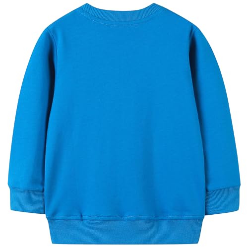 Image of AIWUHE Toddler Cotton Sweatshirt Boys Girls Pullover Long Sleeve Tops 2-6Y
