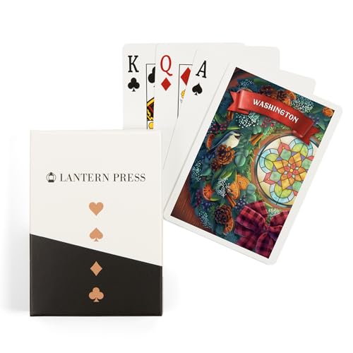 Lantern Press Washington, Naipes Póker 52 cartas