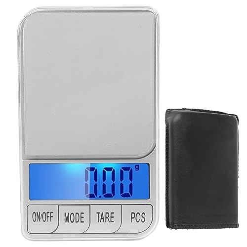 Báscula digital de bolsillo portátil con pantalla LED miniatura 5