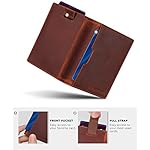 SERMAN BRANDS - Wallets for Men Slim Mens leather RFID Blocking Minimalist Card Front Pocket Bifold Travel Thin - Image 5