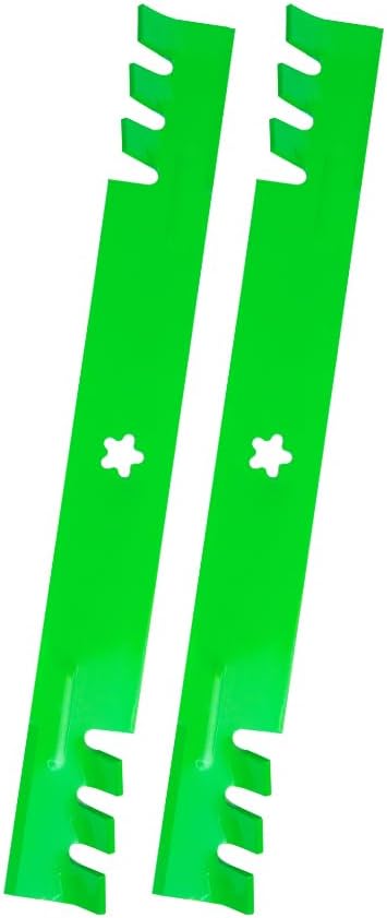 best mulching blades for a riding lawn mower that transform your lawn care 5 42 Inch Mower Mulching Blades for 134149 138971 Compatible with Crafts man LT2000 LT1000 Pou lan Pro Hus qvarna 42" Deck Riding Lawn Mower Replace 532138971 532134149 138498 5-Point Star (2 Pack)